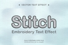 Realistic Embroidery Text Effect