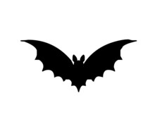 Bat Icon.Bat Animal Simple Icon.Halloween Bat Icon Silhouette