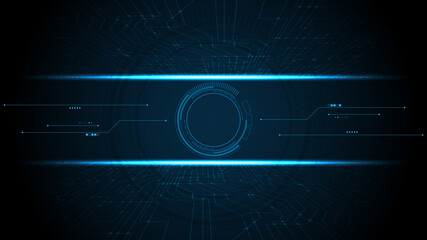 Wall Mural - technology background hi-tech communication concept innovation abstract background vector illustrati