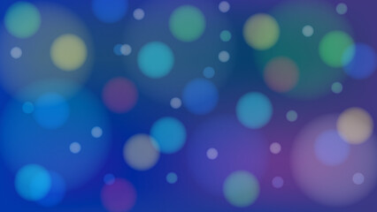 Poster - Transparent circular colored lights on a gradient background. Vector stock illustration.
