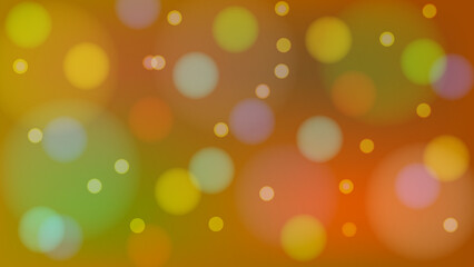 Poster - Transparent circular colored lights on a gradient background. Vector stock illustration.