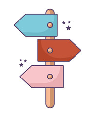 Sticker - arrow signs illustration