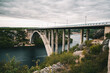 bridge over the river in the mountains, Croatia