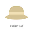 bucket hat illustration on transparent background
