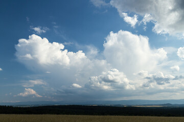 Fresh natural summer cloudscape