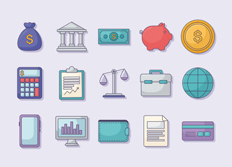 Sticker - fifteen financial items