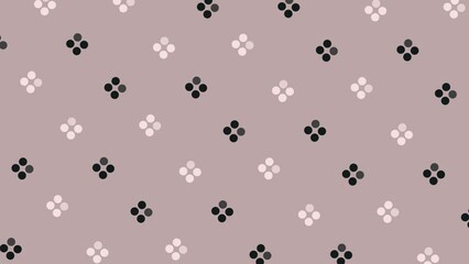 Poster - Pattern of geometric shapes in retro, memphis 80s 90s style. Animated vintage abstract background. Seamless pop art design. 4K video motion