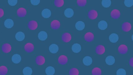 Poster - Pattern of purple geometric shapes in retro, memphis 80s 90s style. Animated vintage abstract background. Seamless pop art design. 4K video motion