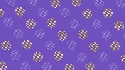 Poster - Pattern of geometric shapes in retro, memphis 80s 90s style. Animated vintage abstract background. Seamless pop art design. 4K video motion