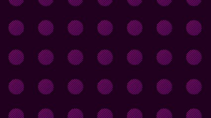 Poster - Pattern of purple geometric shapes in retro, memphis 80s 90s style. Animated vintage abstract background. Seamless pop art design. 4K video motion