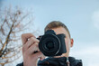 © FarukPhotography - A Young European boy capturing moment with his camera.
