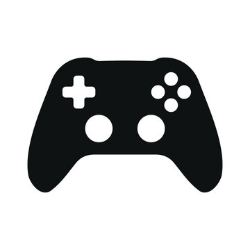 video game controller wireless gamepad icon vector illustration silhouette