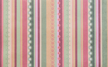 Pink Striped Background - Scrapbook Paper