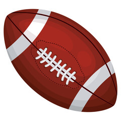 Poster - american football ball design