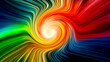 Swirl modern abstract rainbow color background design.