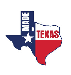 Wall Mural - Made in Texas logo