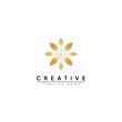 © Ascreator - decorative flower concept vector logo design
