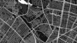 design black white map city bogota
