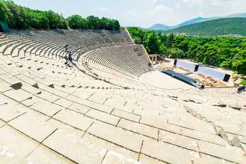 Wall Mural - Ancient Epidaurus theater, Peloponnese, Greece