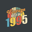 © Stockia - Vintage Best of 1995. 1995 Vintage Retro Birthday