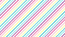 Abstract Pastel Rainbow Background. Modern Colorful Stripe Pattern, Light Blue Wallpaper. Vector Illustration. 