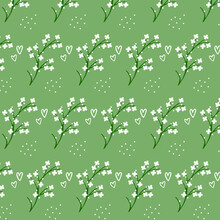 Green Flower Pattern