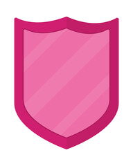 Wall Mural - pink shield icon