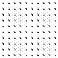 Poster - Square seamless background pattern from geometric shapes are different sizes and opacity. The pattern is evenly filled with big black solo bobsleigh symbols. Vector illustration on white background