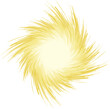 Whirligig starburst background in bright, golden tones.