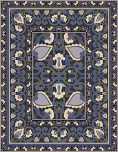 Oriental Blue Carpet.