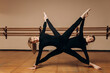 © Кирилл Горшков - Two girls are standing in an acrobatic star stance in the dance room