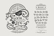 Graphic display font The Elixir of Life