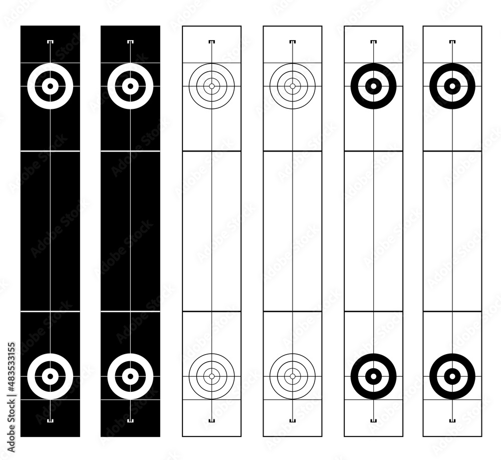 Illustration of curling stadium top view isolated on white Stock Vector ...