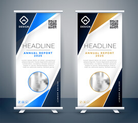 Wall Mural - corporate roll up modern banner design