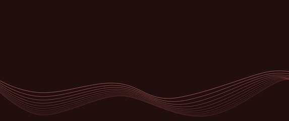 Wall Mural - Seamless wavy lines or strokes on a solid background color, elegant wavy lines illustration, used for background, backdrop, illustration, wallpaper