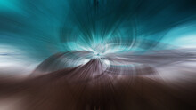 A 3D Rendering Of An Abstract Twisted Light Fibers Effect Wallpaper