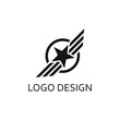 star wings logo design template