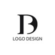 letter bd, letter db logo design template