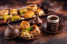 Traditional Turkish, Arabic Sweets Baklava