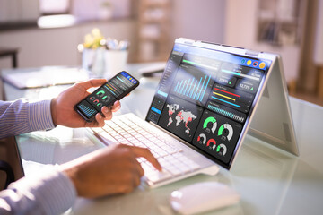Poster - Financial Business Analytics Data Dashboard