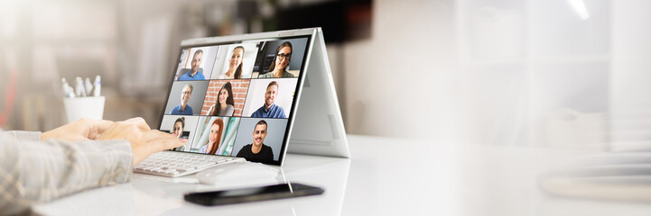 Poster - Virtual Hybrid Meeting In Office