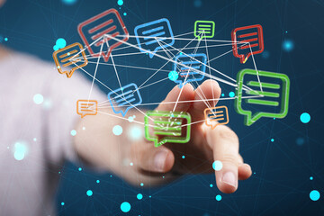 Poster - Email Inbox Electronic Communication Graphics Concept