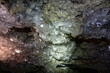  rock salt crystals in the Krysztalowa Cave, a nature reserve, Poland underground
