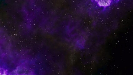 Wall Mural - pink and purple galaxy nebula and stars.