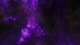 Fototapeta Na sufit - Pink and purple galaxy nebula and stars. 