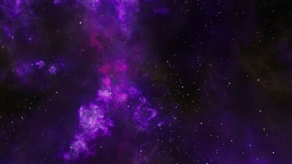 Wall Mural - pink and purple galaxy nebula and stars.