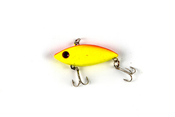 Wall Mural - Fishing lure wobbler isolated on white