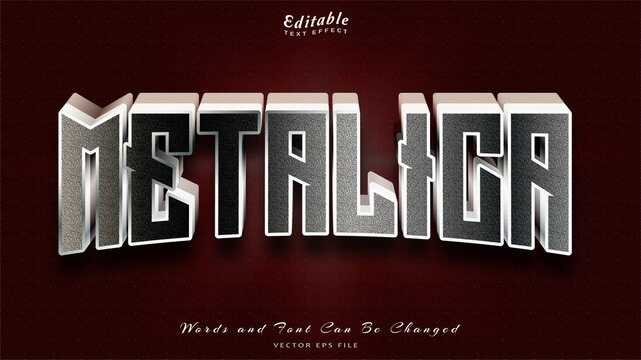 METALLICA TEXT EFFECT