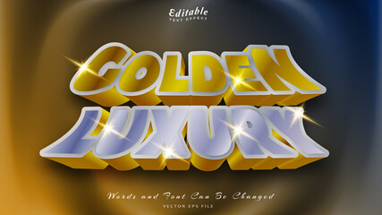 Poster - golden luxury text effect