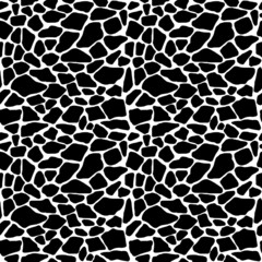 Stone wall seamless pattern isolated on white background	